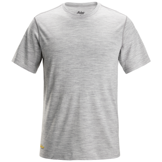 snickers-wollen-t-shirt-2551-grijsmelange
