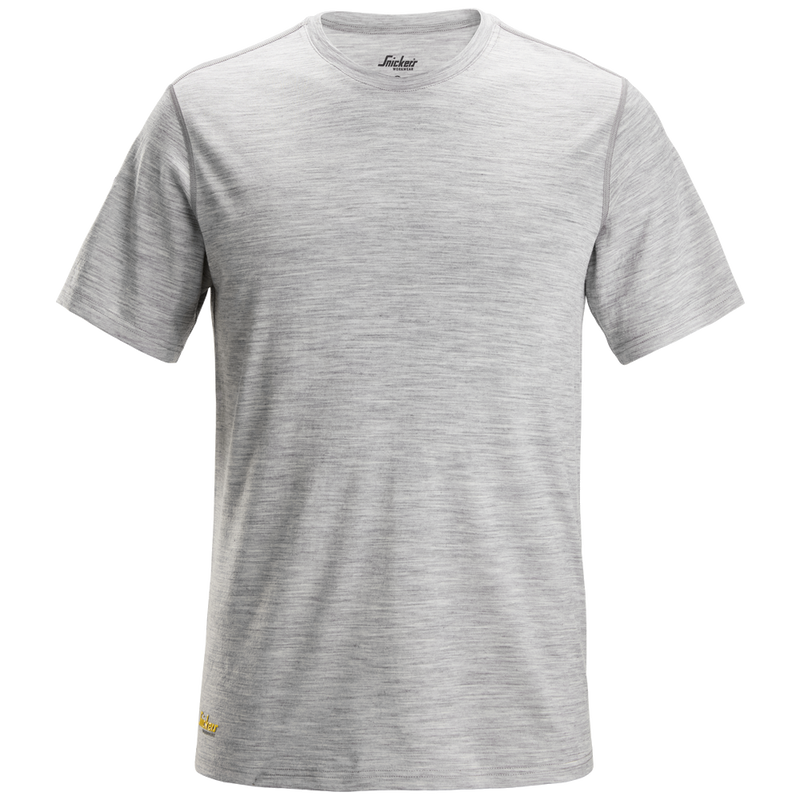 snickers-wollen-t-shirt-2551-grijsmelange