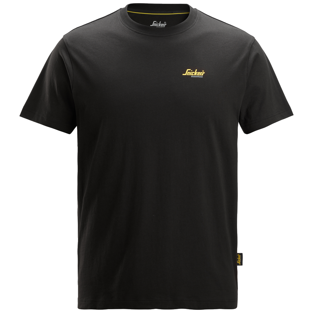 snickers-t-shirt-met-klein-logo-2588-zwart