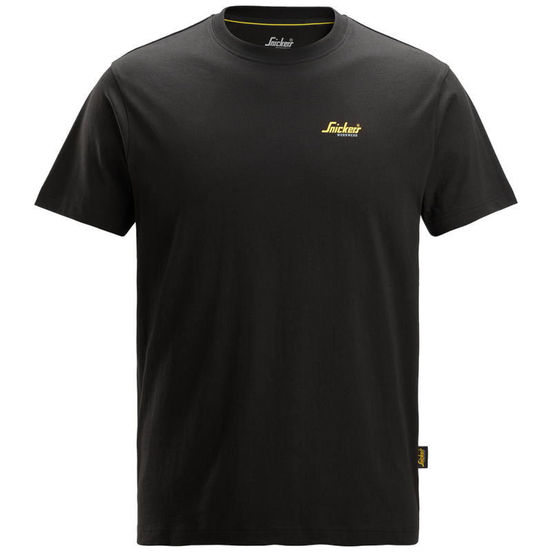 snickers-t-shirt-met-klein-logo-2588-zwart