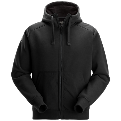 snickers-cordura-tech-sweatshirt-hoodie-met-rits-2875-zwart-zwart