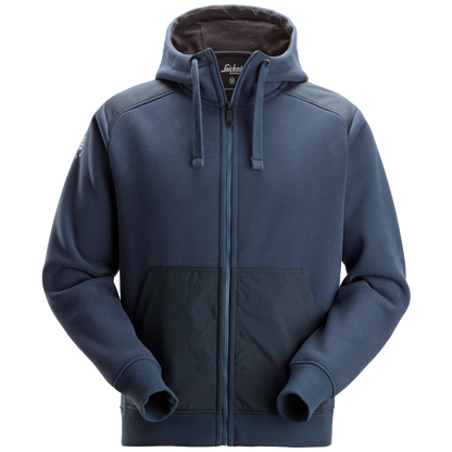 snickers-cordura-tech-sweatshirt-hoodie-met-rits-2875-navy-dark-navy