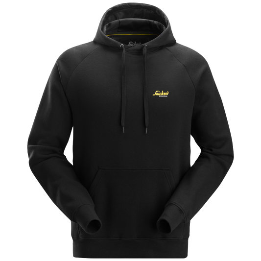 snickers-hoodie-met-klein-logo-2896-zwart