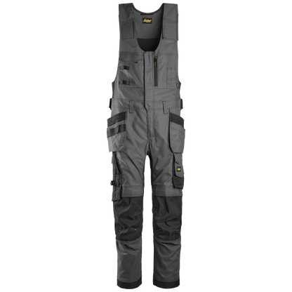 snickers-allroundwork-canvas-stretch-bodybroek-hp-staalgrijs-zwart