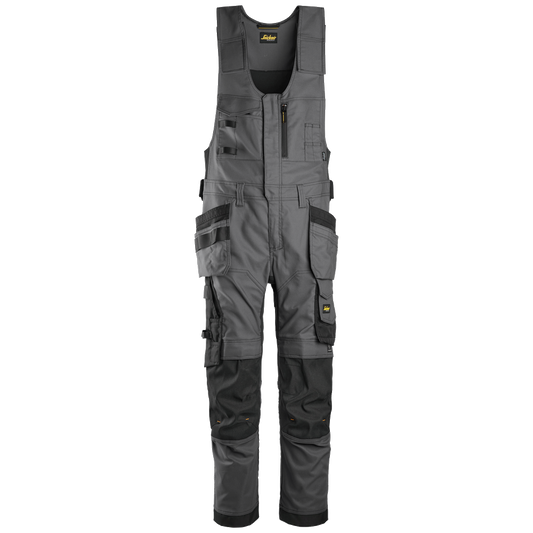 snickers-allroundwork-canvas-stretch-bodybroek-hp-staalgrijs-zwart
