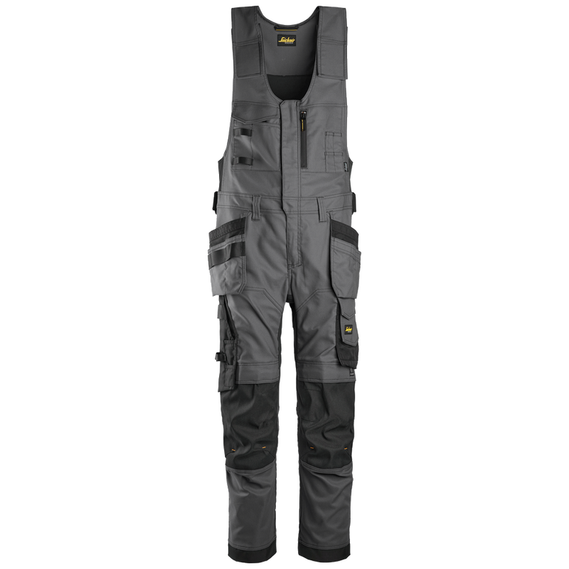 snickers-allroundwork-canvas-stretch-bodybroek-hp-staalgrijs-zwart