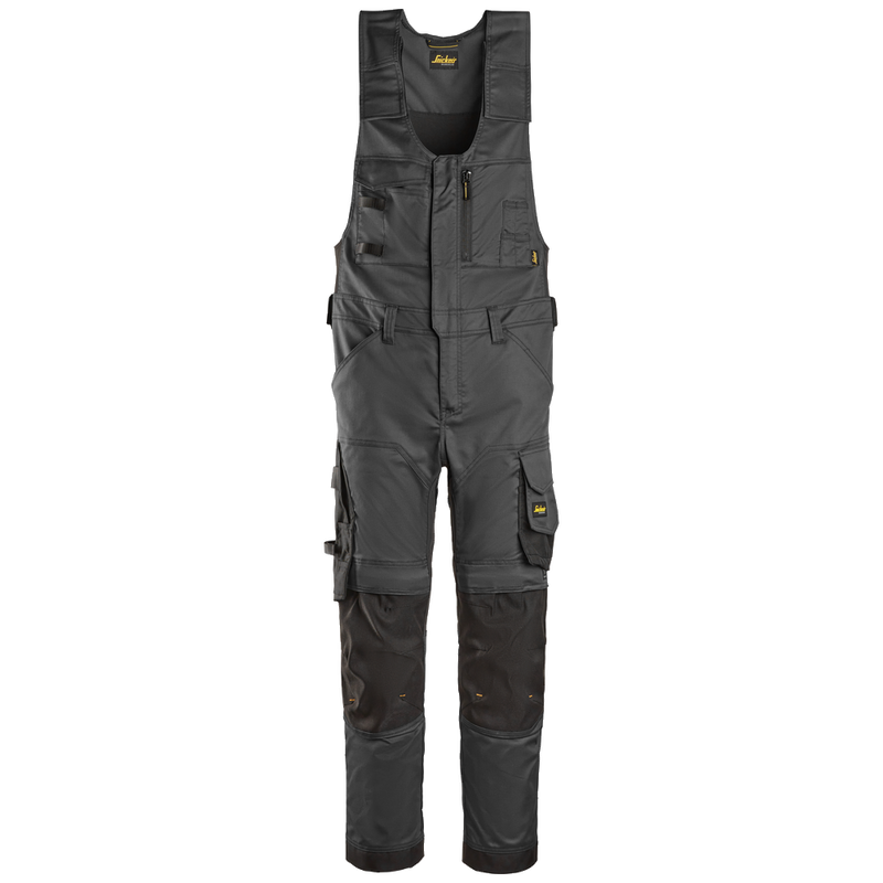 snickers-allroundworkstretch-bodybroek-staalgrijs-zwart