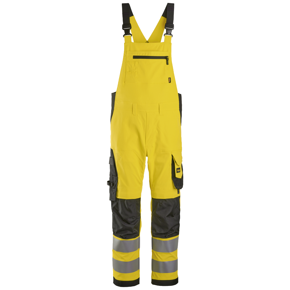 snickers-high-vis-cl2-tuinbroek-6043-geel-zwart