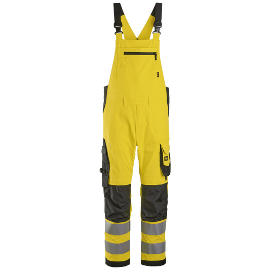 snickers-high-vis-cl2-tuinbroek-6043-geel-zwart