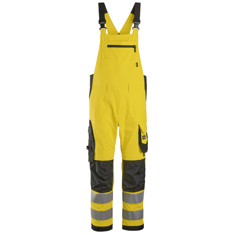 snickers-high-vis-cl2-tuinbroek-6043-geel-zwart