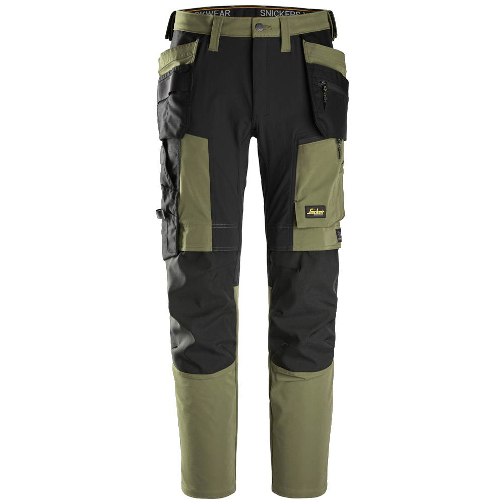 snickers-allroundwork-stretch-werkbroek-met-holsterzakken-6218-khakigroen-zwart