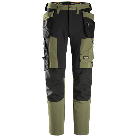 snickers-allroundwork-stretch-werkbroek-met-holsterzakken-6218-khakigroen-zwart