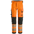 snickers-high-vis-cl2-4-way-stretch-werkbbroek-6336-oranje-zwart