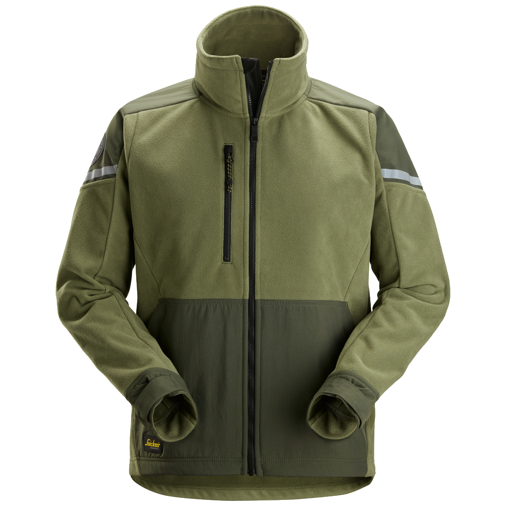 snickers-windblocker-fleecejack-8410-khaki-khakigroen