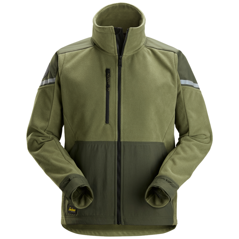 snickers-windblocker-fleecejack-8410-khaki-khakigroen