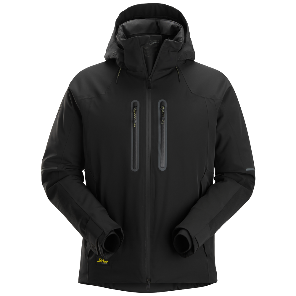 snickers-flexiwork-stretch-werkjas-1955-zwart-zwart