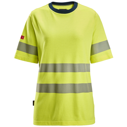 snickers-protecwork-high-vis-cl2-dames-t-shirt-met-lange-mouwen-2567-geel-navy
