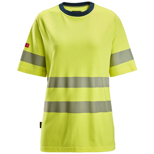 snickers-protecwork-high-vis-cl2-dames-t-shirt-met-lange-mouwen-2567-geel-navy