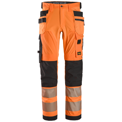snickers-high-vis-cl2-4-way-stretch-werkbroek-met-holsterzakken-6232-oranje-zwart