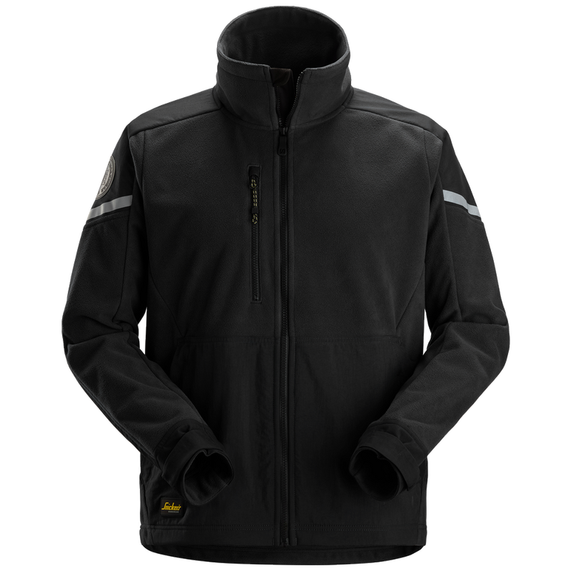 snickers-windblocker-fleecejack-8410-zwart-zwart