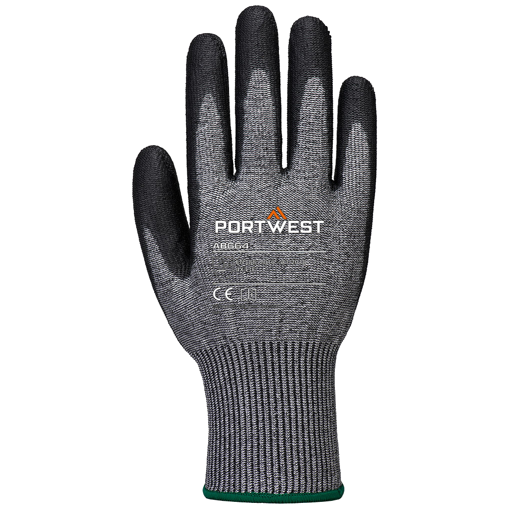 portwest-cut-f13-pu-essential-12pr-grijs-zwart