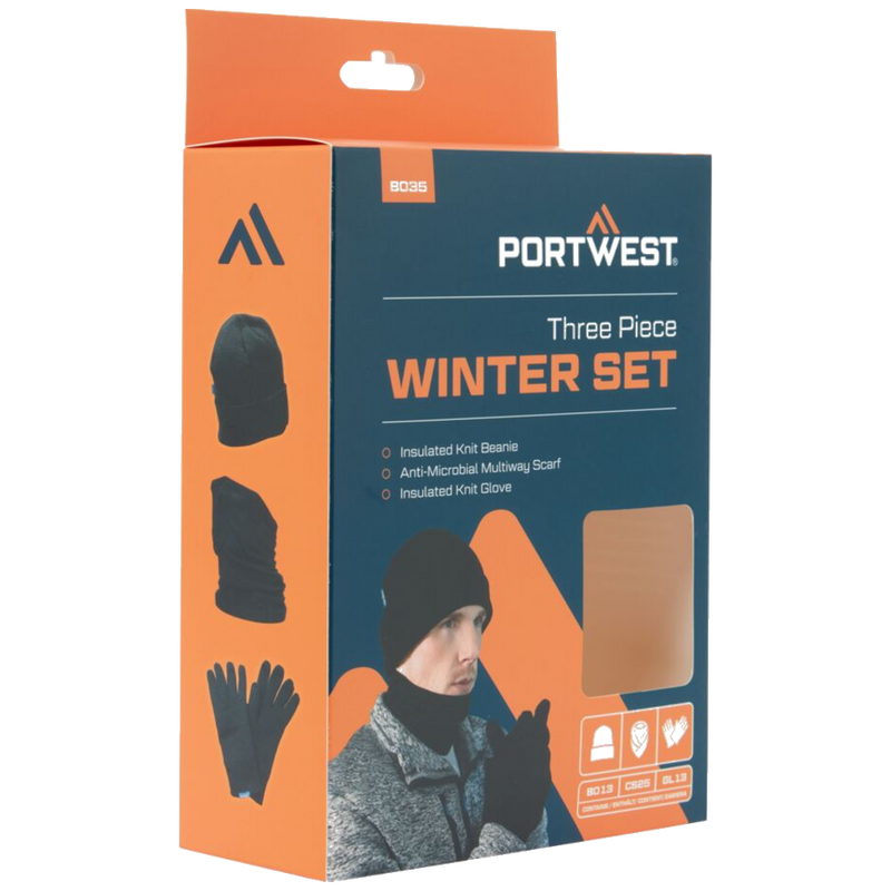 portwest-winter-accessory-set-3pcs-zwart