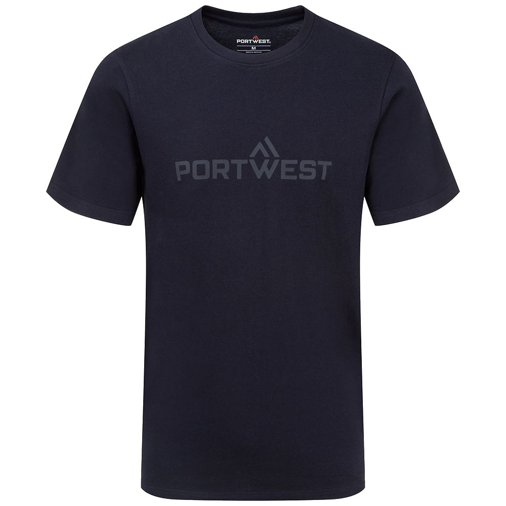 portwest-portwest-cotton-t-shirt-s-s-navy