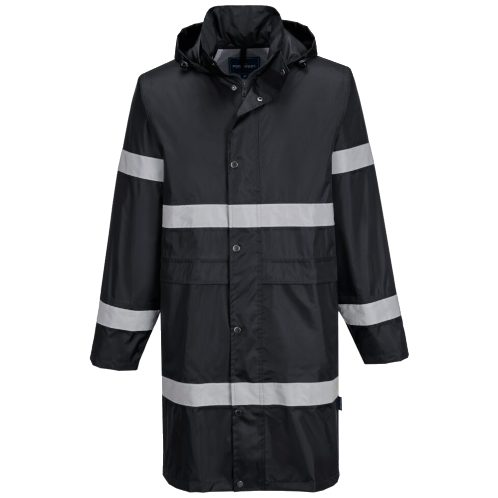portwest-iona-rain-jacket-100cm-zwart