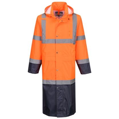 portwest-hi-vis-contrast-raincoat-122cm-oranje-navy