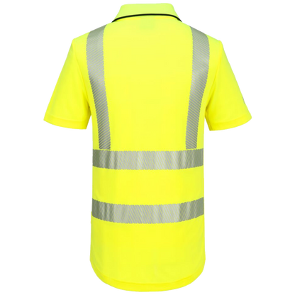 portwest-kx3-sport-hi-vis-polo-korte-mouw-met-rits-kx302