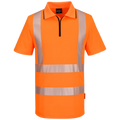 portwest-kx3-sport-hi-vis-zip-polo-shirt-s-s-oranje