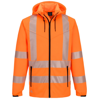 portwest-kx3-sport-hi-vis-zipped-hoodie-oranje