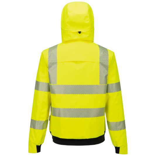 portwest-kx3-sport-hi-vis-rain-bomber-geel