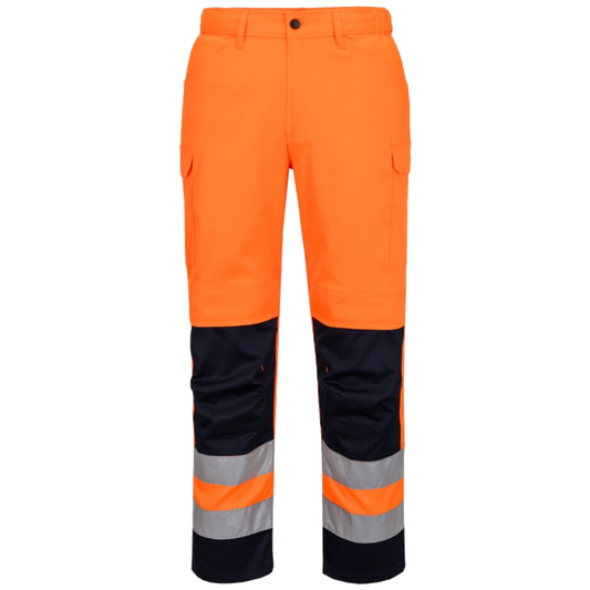portwest-hi-vis-mesh-panel-trousers-oranje-navy