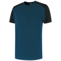 tricorp-redefined-t-shirt-bicolor-106106-teal-zwart