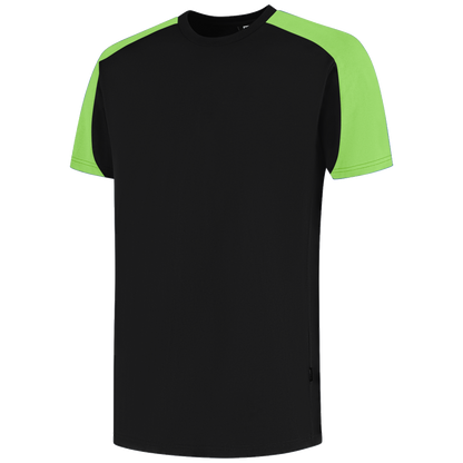 tricorp-redefined-t-shirt-bicolor-106106-zwart-lime