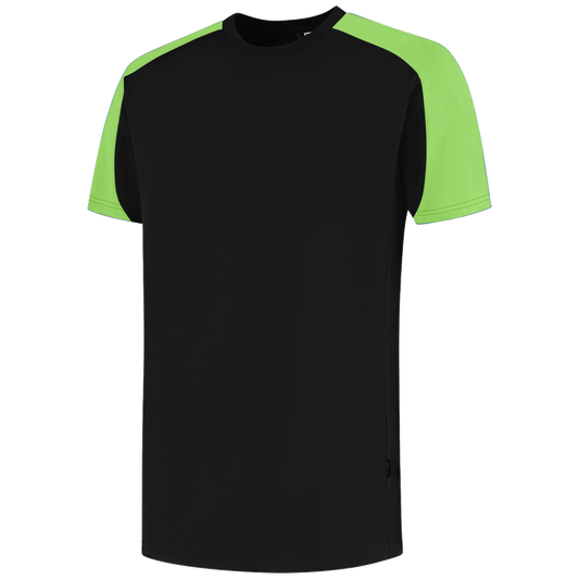 tricorp-redefined-t-shirt-bicolor-106106-zwart-lime