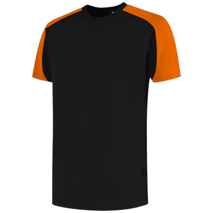 tricorp-redefined-t-shirt-bicolor-106106-zwart-oranje