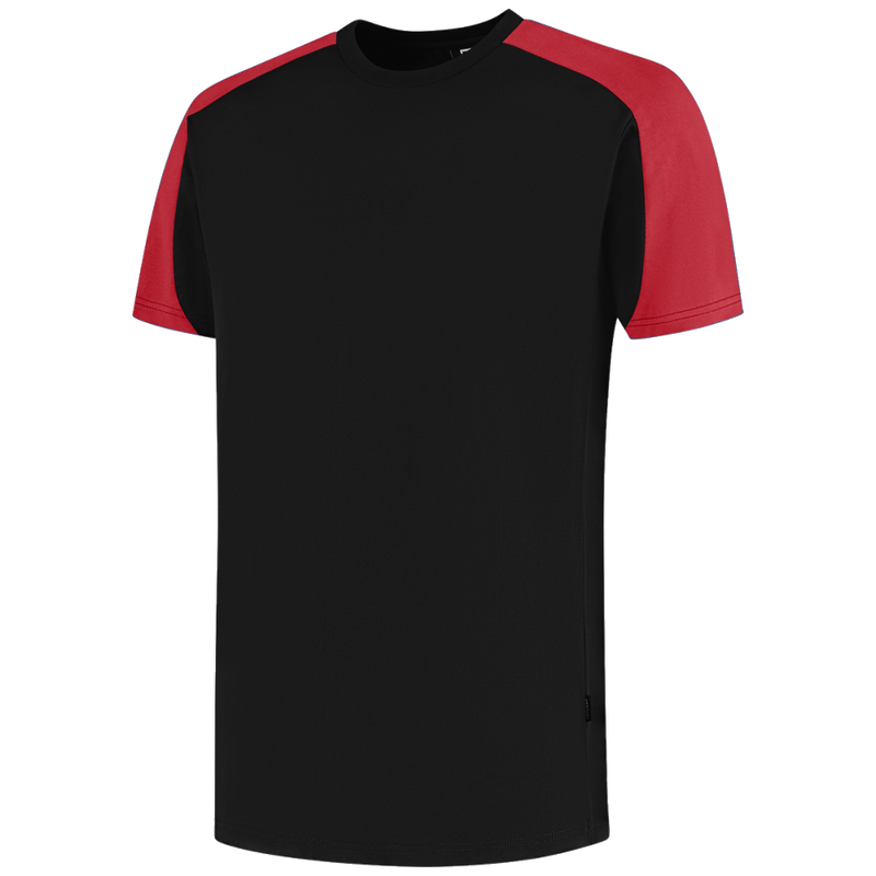 tricorp-redefined-t-shirt-bicolor-106106-zwart-rood