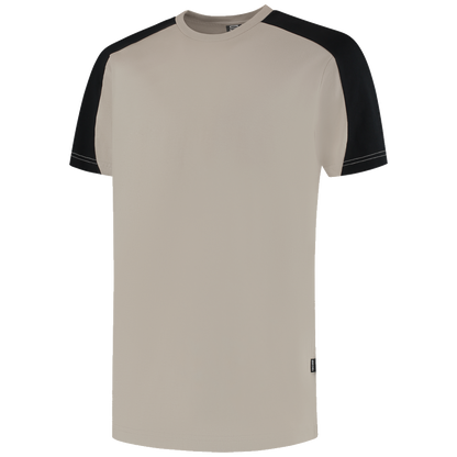 tricorp-redefined-t-shirt-bicolor-106106-zwart-zand
