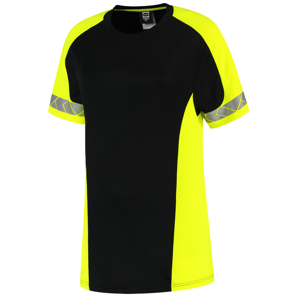 tricorp-redefined-t-shirt-reflective-dames-106108-zwart-geel