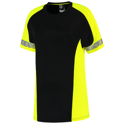 tricorp-redefined-t-shirt-reflective-dames-106108-zwart-geel