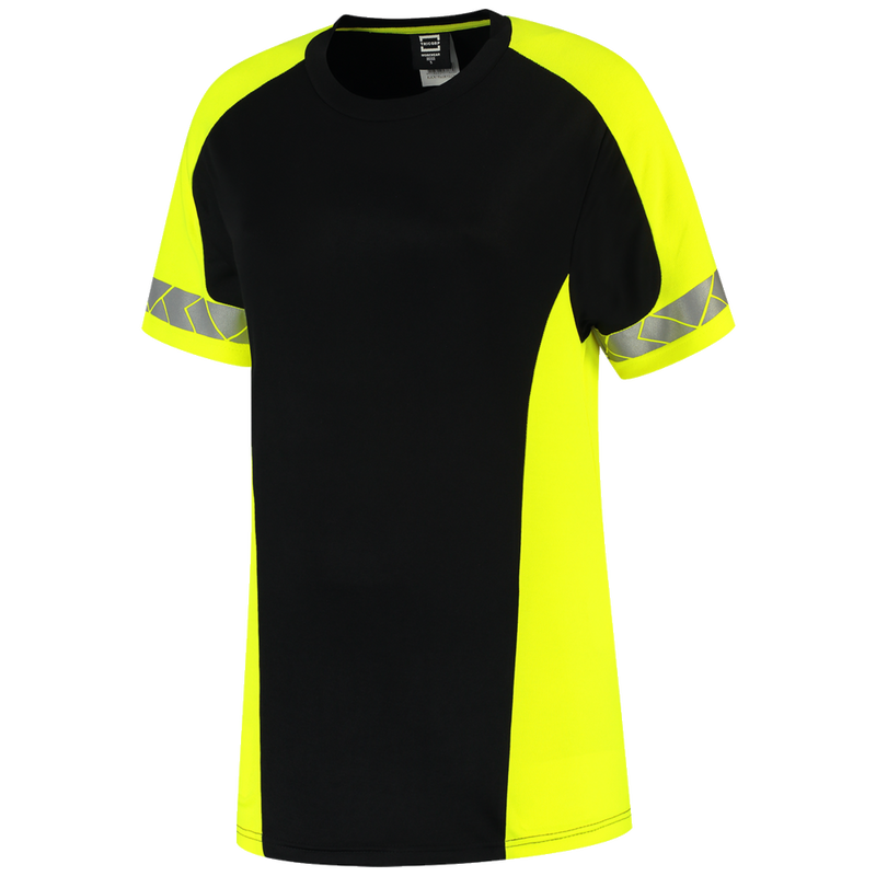 tricorp-redefined-t-shirt-reflective-dames-106108-zwart-geel