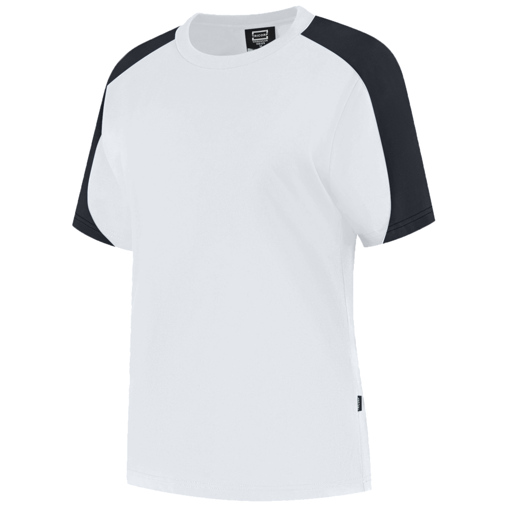 tricorp-redefined-t-shirt-bicolor-dames-106109-wit-antraciet