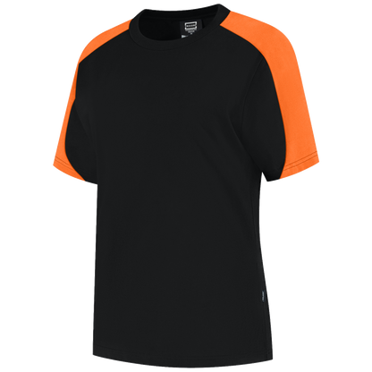 tricorp-redefined-t-shirt-bicolor-dames-106109-zwart-oranje