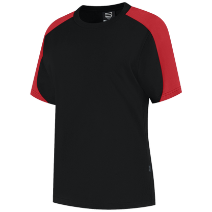 tricorp-redefined-t-shirt-bicolor-dames-106109-zwart-rood