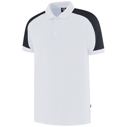 tricorp-redefined-poloshirt-bicolor-206106-wit-antraciet