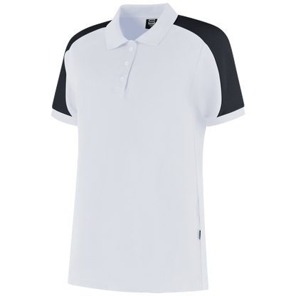 tricorp-redefined-poloshirt-bicolor-dames-206108-wit-antraciet