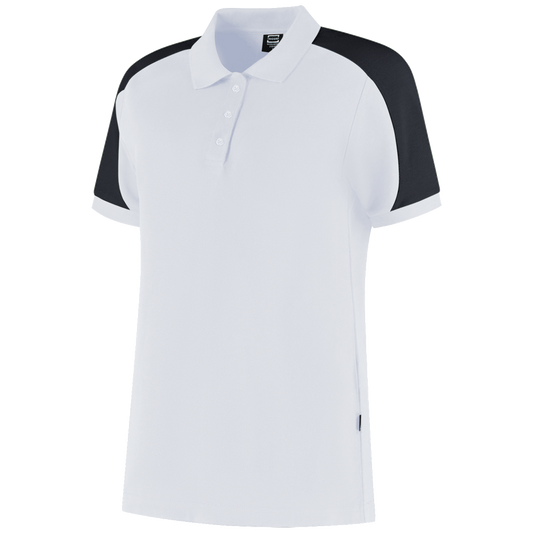 tricorp-redefined-poloshirt-bicolor-dames-206108-wit-antraciet