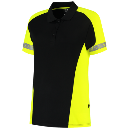 tricorp-redefined-poloshirt-reflective-dames-206110-zwart-geel
